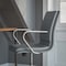 Flash Furniture Gray LeatherSoft Office Chair with Chrome Arms GO-21111B-GY-CHR-GG - alternate 6